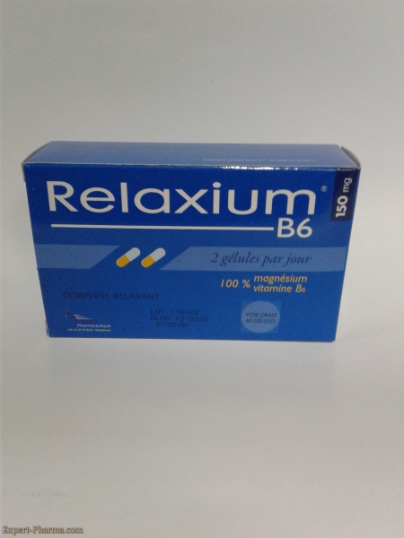 Expert Pharma Relaxium B6 150mg 60 Gelules