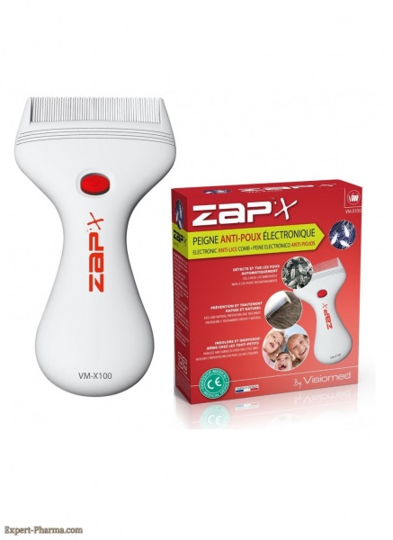 ZAP'x peigne anti poux électronique